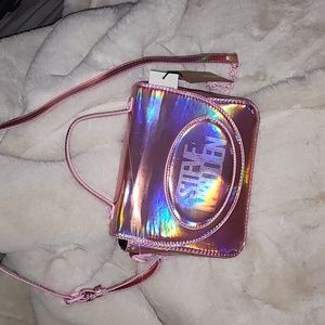 Pink Chrome Steve Madden Crossbody